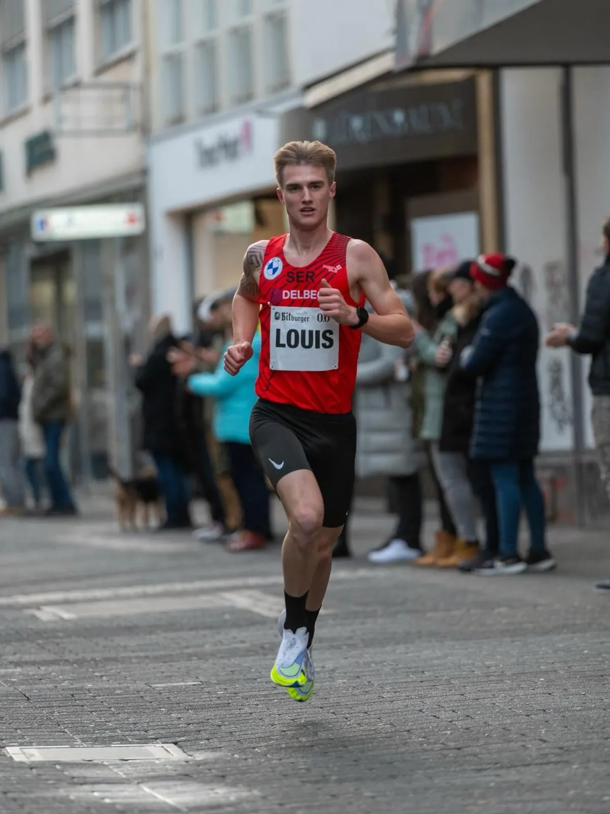 Louis Van Loubbeeck, coach spécialiste triathlon, en compétition